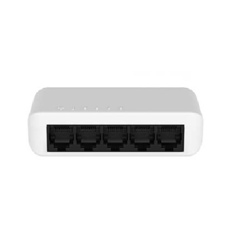 سوییچ شبکه 5 پورت 100-10 برند HRUI مدلHR-SWG0080